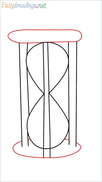how to draw an hourglass step (4)
