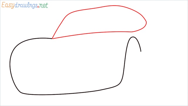 how to draw lightning mcqueen step (2)