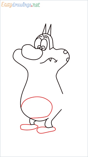 how to draw oggy step (9)