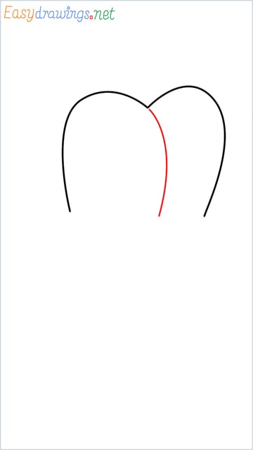 how to draw teeth step (2)