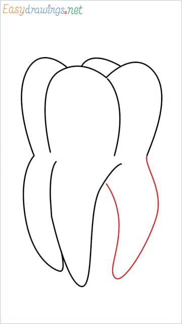 how to draw teeth step (6)