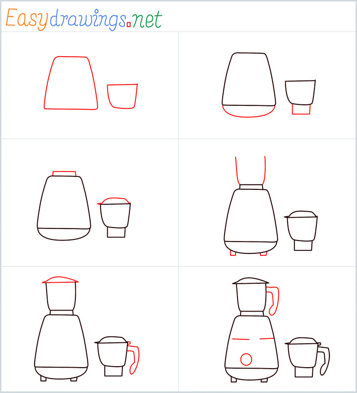 Electric mixer grinder drawing pin for pinterest