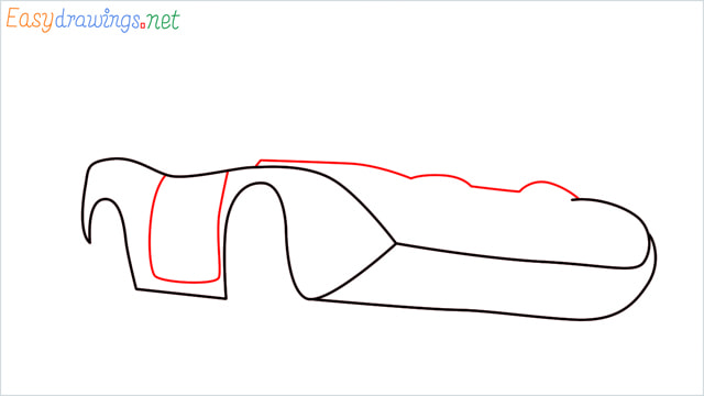 How to draw Dinoco car step (4)