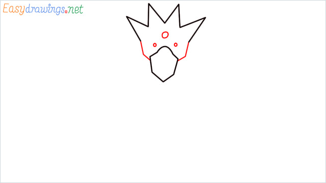 How to draw Golduck step (3)