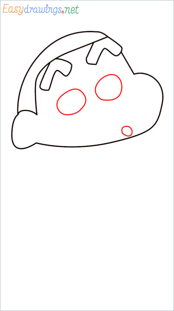 How to draw Shin chan step (4)
