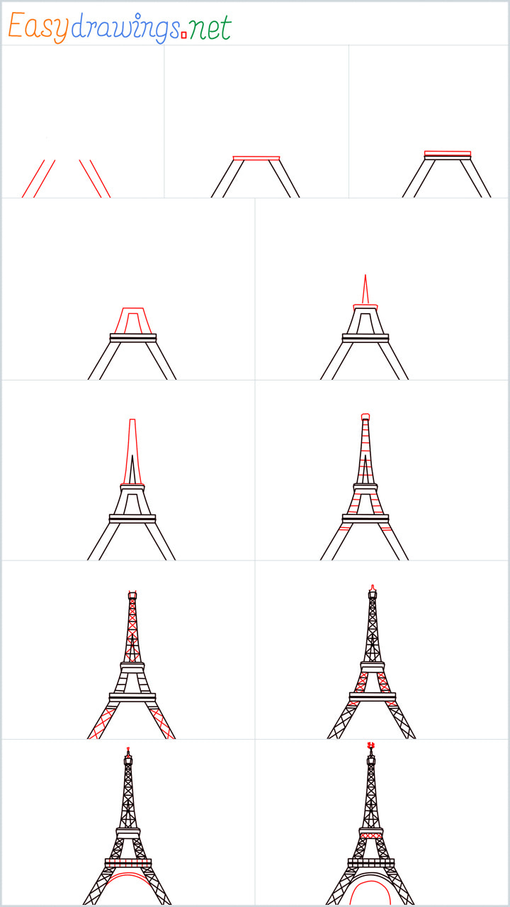 Overview added for Eiffel Tower drawing