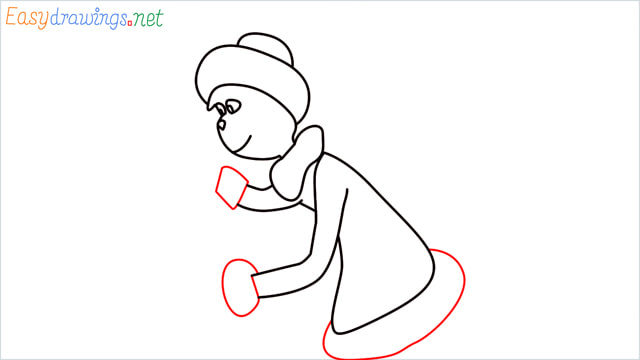 How to draw The grinch step (8)