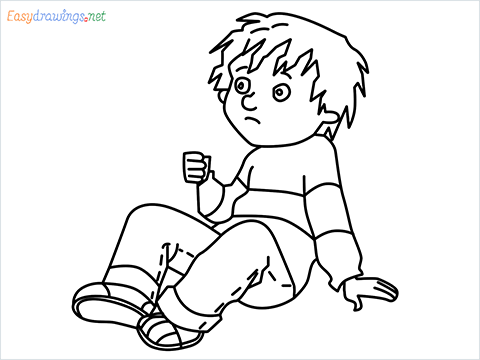 how to draw Horrid Henry step by step for beginners