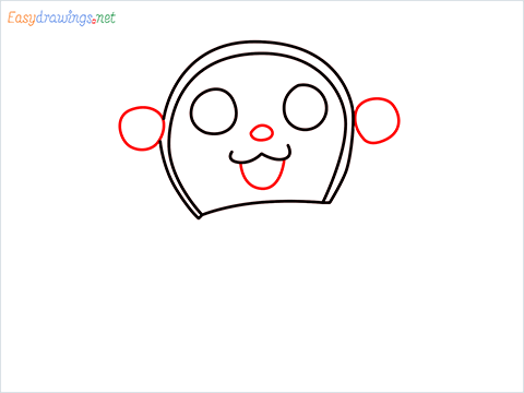 how to draw dorami step (4)