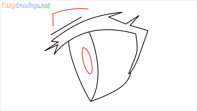 how to draw female anime eyes step (7)