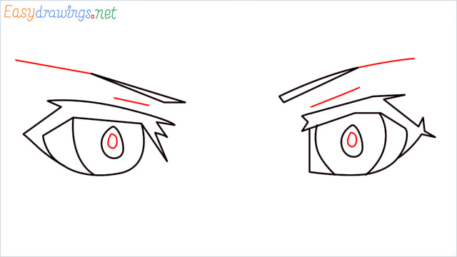 how to draw male anime eyes step (5)