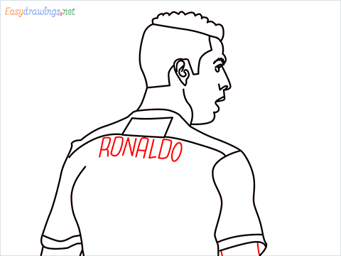 how to draw Cristiano Ronaldo cr7 step (11)