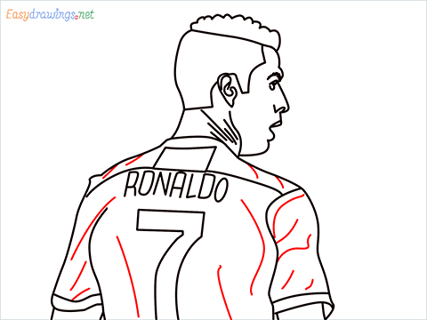 how to draw Cristiano Ronaldo cr7 step (14)