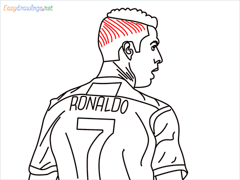 how to draw Cristiano Ronaldo cr7 step (15)