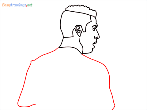 how to draw Cristiano Ronaldo cr7 step (8)