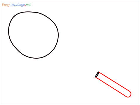 how to draw a badminton racket step (3)