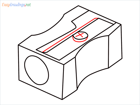 how to draw a pencil sharpener step (8)