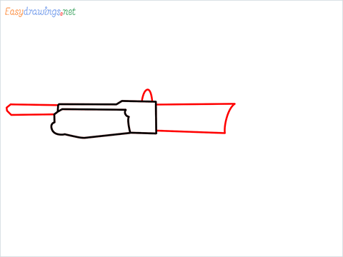 How to draw Gallo sa12 loadout warzone step (3)