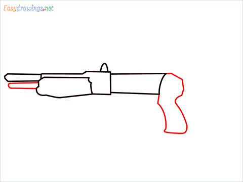 How to draw Gallo sa12 loadout warzone step (4)