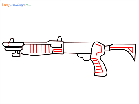 How to draw Gallo sa12 loadout warzone step (7)
