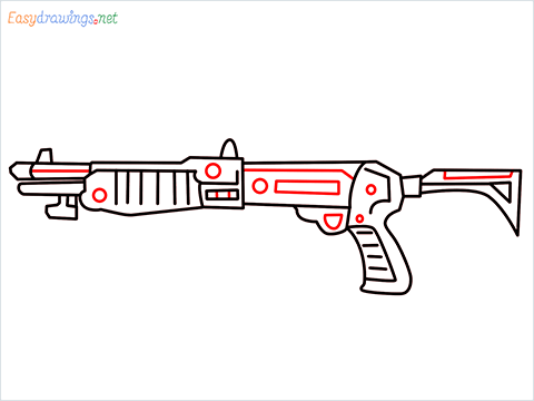 How to draw Gallo sa12 loadout warzone step (8)