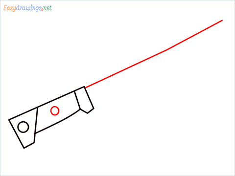 How to draw MACHETE step (4)