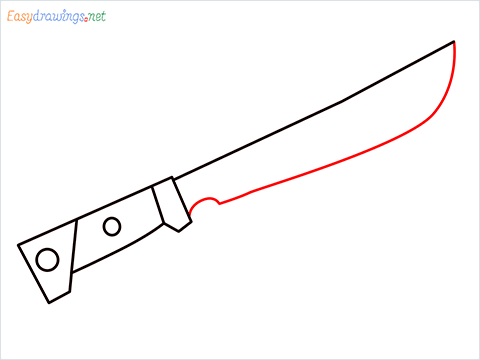 How to draw MACHETE step (5)