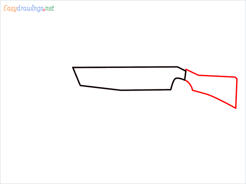 How to draw MAG-7 Gun step (2)