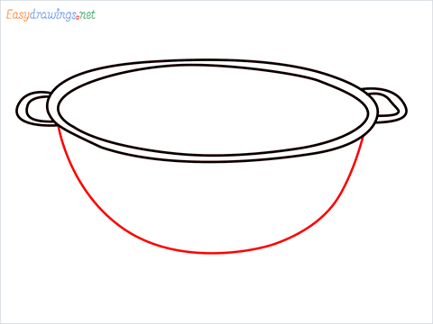 How to draw a Colander step (5)