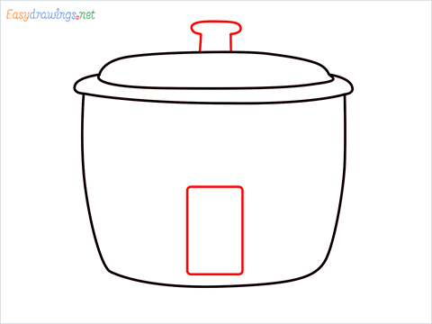 How to draw a Crockpot step (4)