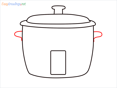 How to draw a Crockpot step (5)