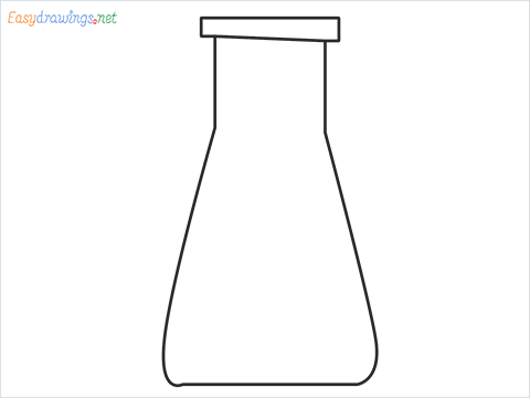 How to draw a Gas jar step by step for beginners