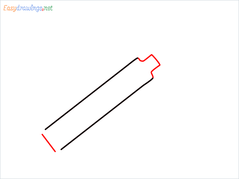 How to draw a Syringe step (2)
