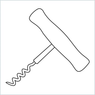 How To Draw A Corkscrew Step by Step - [5 Easy Phase]