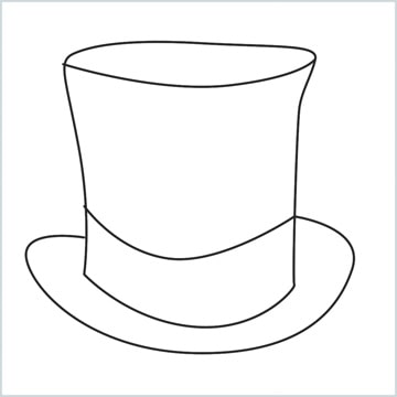 How To Draw A Top Hat Step by Step - [5 Easy Phase]
