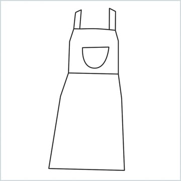 How To Draw An Apron Step by Step - [4 Easy Phase]