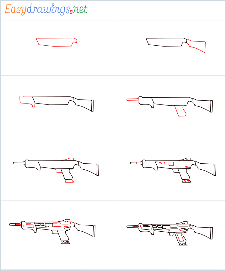 Overview for MAG-7 Gun drawing