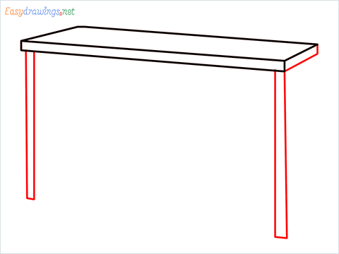 How to draw a Dresser step (3)
