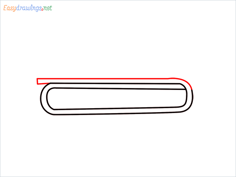 How to draw a Trumpet step (3)