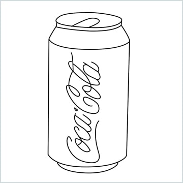 How To Draw Coca Cola Step by Step - [7 Easy Phase]