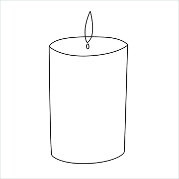 Candle drawing