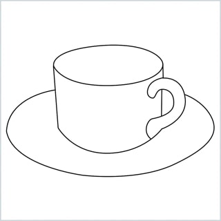 How To Draw A Coffee Cup Step by Step - [6 Easy Phase & Video]