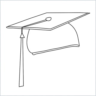 Draw a Graduation hat