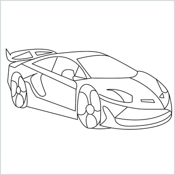 How to Draw a Lamborghini Huracan