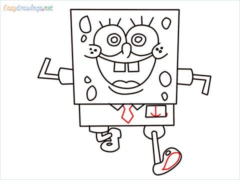 How To Draw Spongebob Step (11)