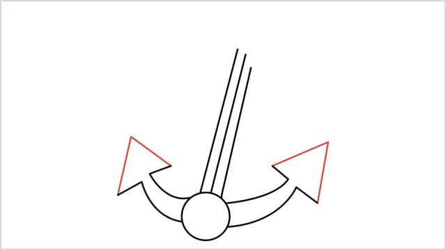 How To Draw an Anchor Step 6