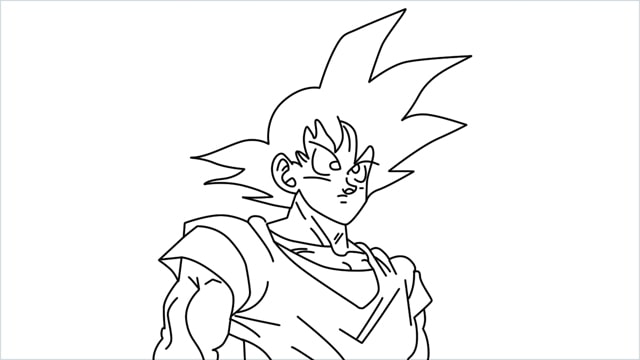 How to Draw Goku Ultra Instinct - Really Easy Drawing Tutorial-saigonsouth.com.vn