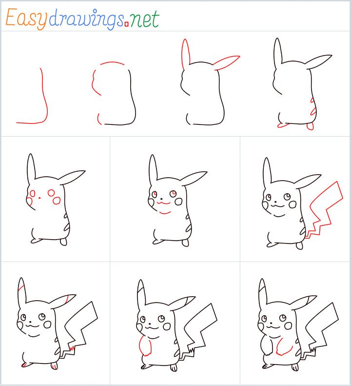 Overview Pikachu Drawing