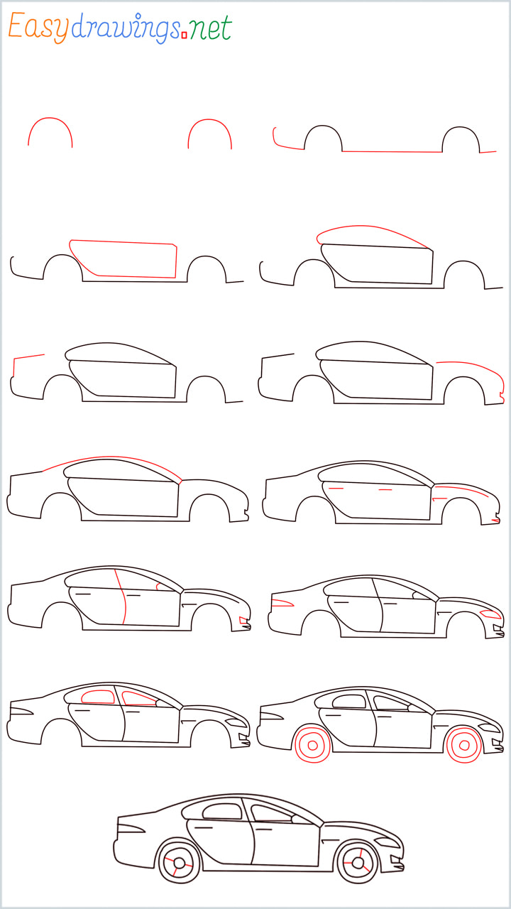 Overview of Car Drawing Tutorial