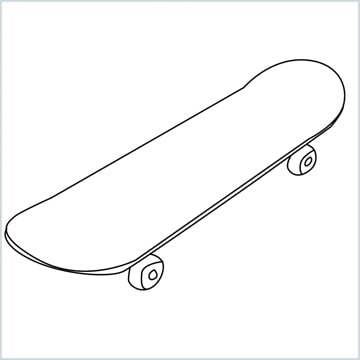 draw a skateboard